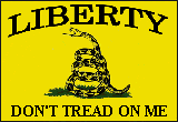 gadsden-flag LIBERTY - DON'T TREAD ON ME